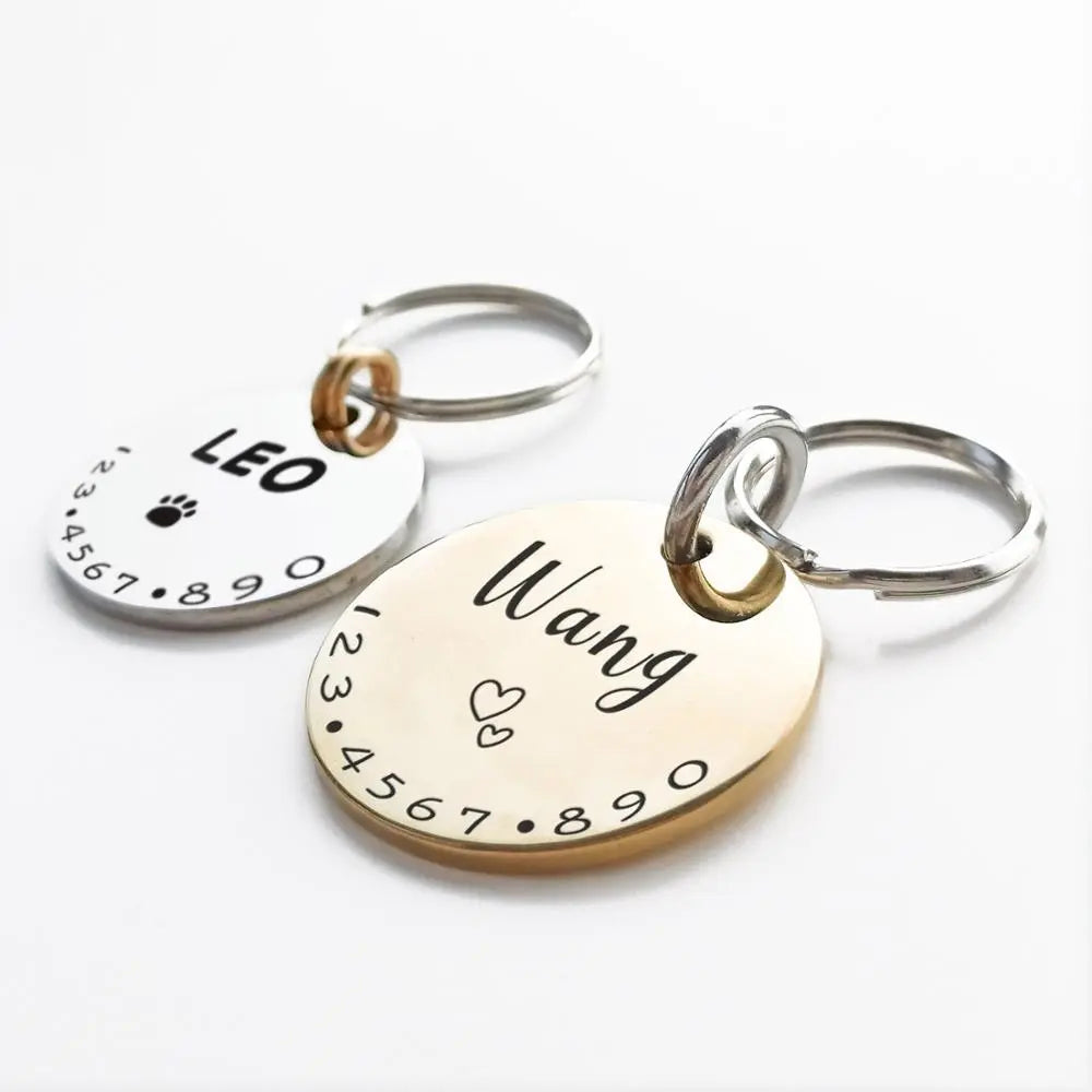 Personalized Steel Pet ID