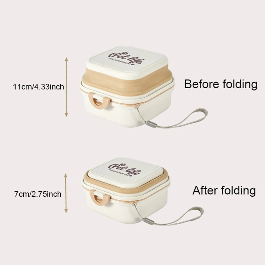 Folding Portable Pets Bowl