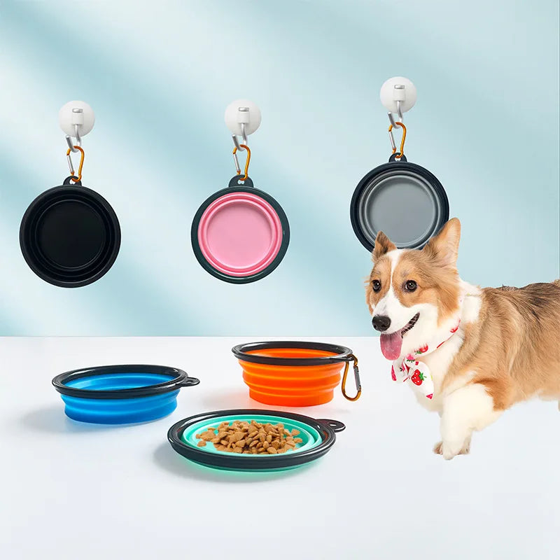 350ML/1000ML Portable Pet Bowl