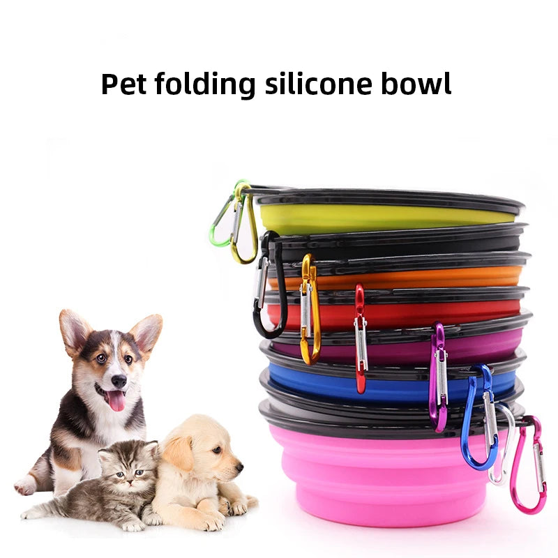 350ML/1000ML Portable Pet Bowl