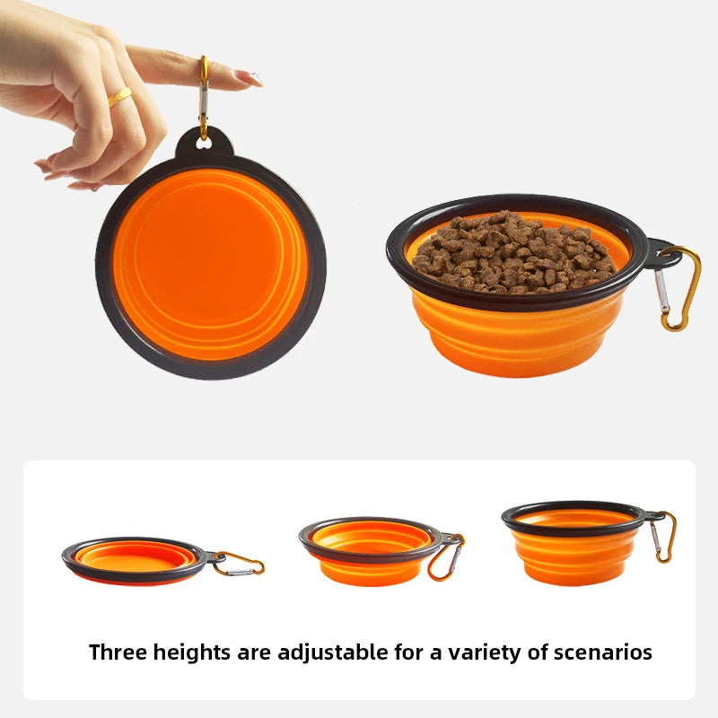 350ML/1000ML Portable Pet Bowl