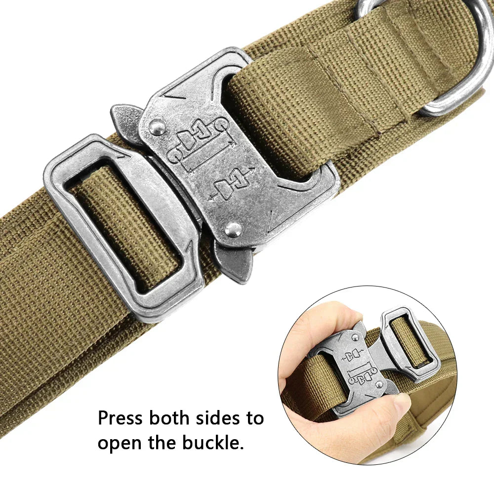 Durable Military Black Collar