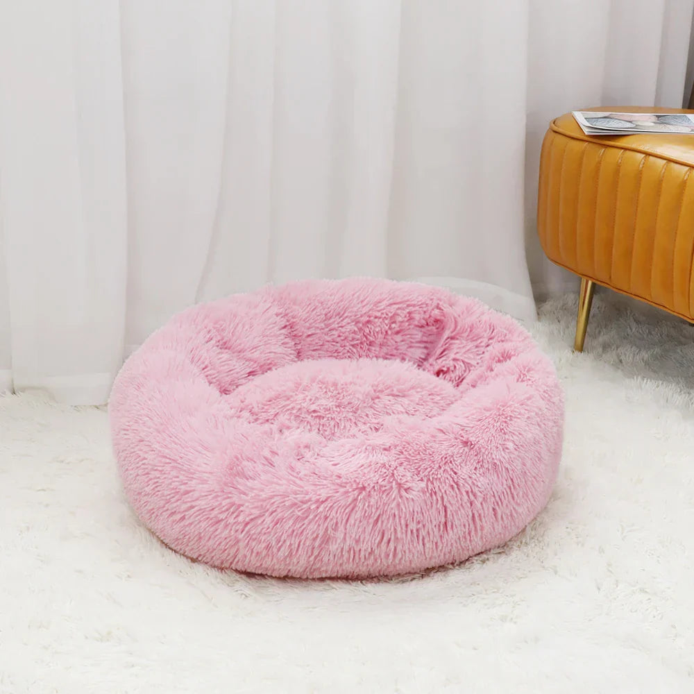 Dark Blue Donut Bed