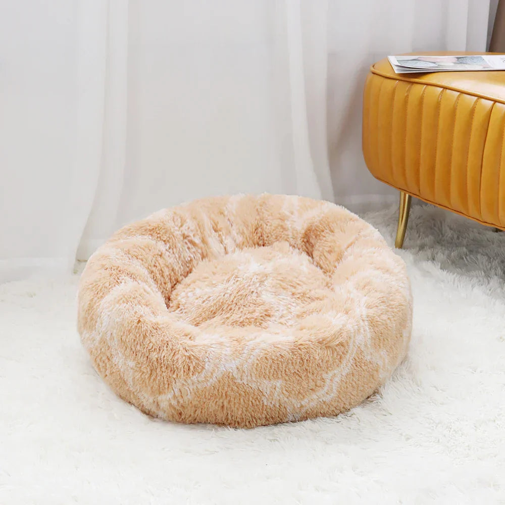 Dark Blue Donut Bed