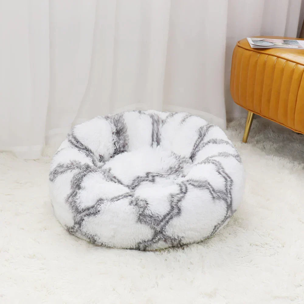 Dark Grey Donut Bed