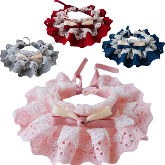 Bow Tie Lace Collar
