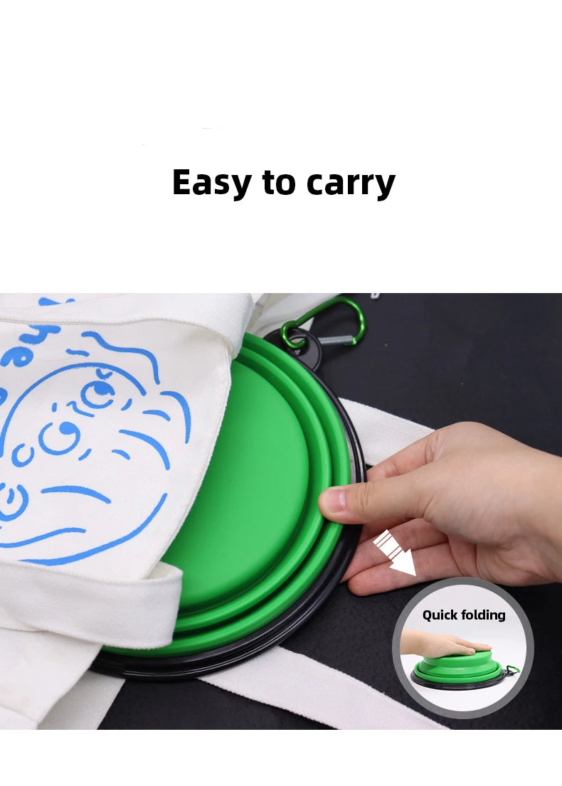 350ML/1000ML Portable Pet Bowl