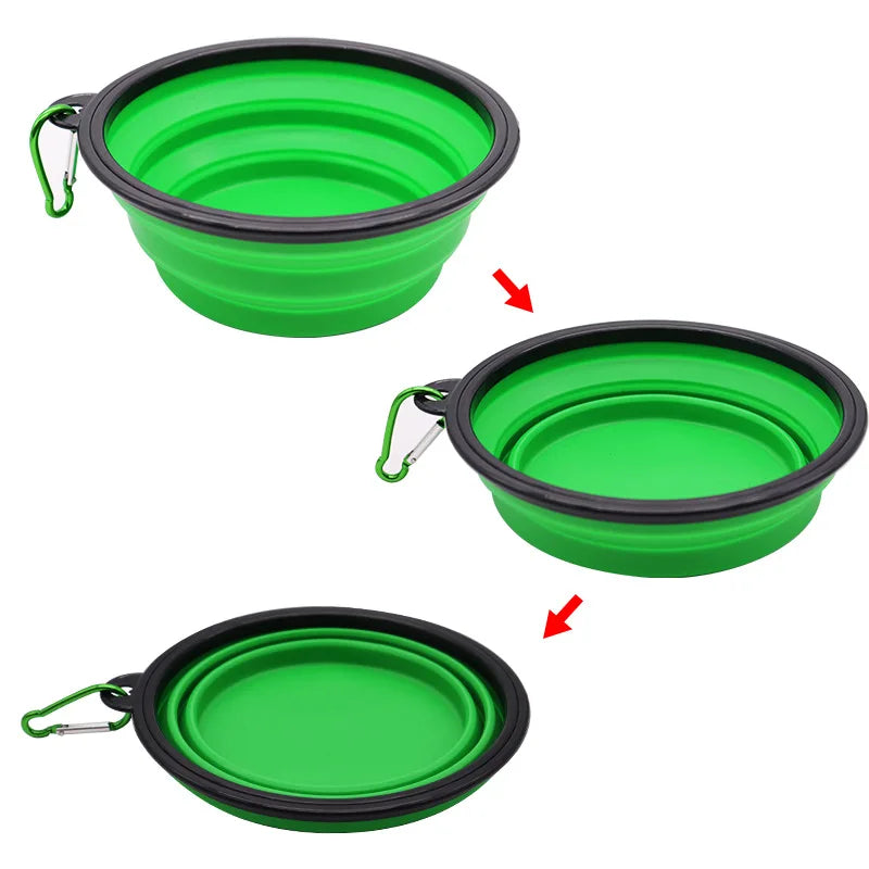 350ML/1000ML Portable Pet Bowl