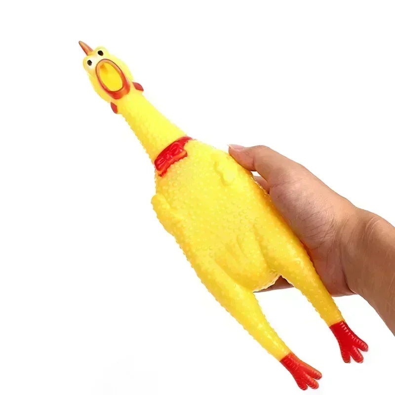 Squeaky Chicken Toy